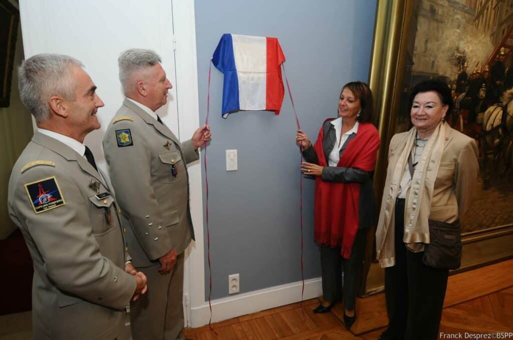 Inauguration de l'espace mémoire en présence du Général Ract-Madoux et du Général Glin